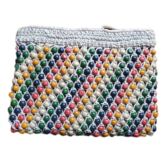 NWT Madewell Colorful Beaded Clutch - Picture 6 of 6